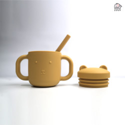 ZOOY Bear Cup Silicone (Yellow Mustard)