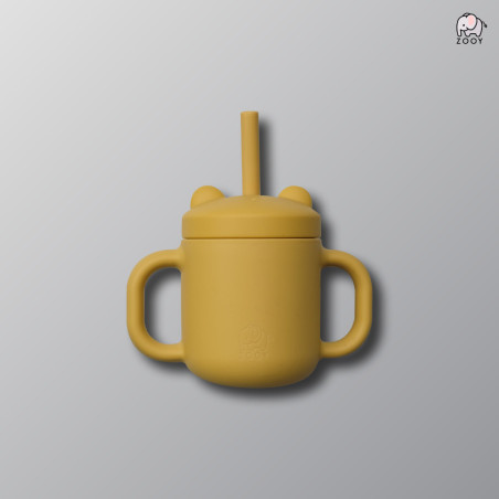 ZOOY Bear Cup Silicone (Yellow Mustard)