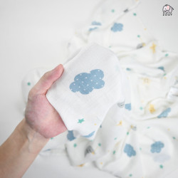 ZOOY Muslin Bamboo and Cotton Swaddle (Twilight)