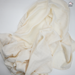 ZOOY Muslin Bamboo & Cotton Swaddle (Vanilla)