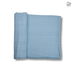 ZOOY Muslin Bamboo & Cotton Swaddle (Blue)